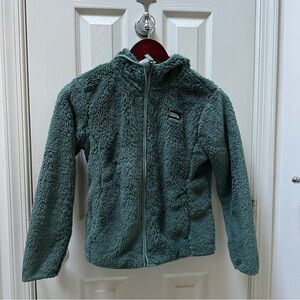 NWT Eddie Bauer Youth Plush Zip Up Green Hoodie Size Small